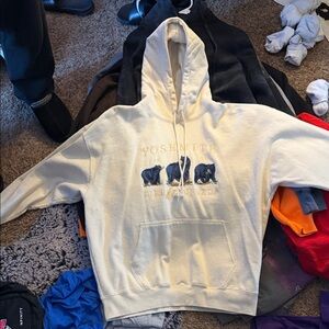 Brandy Melville Cream Yosemite Hoodie